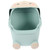 DOITOOL Table Trash Can Desktop Wastebasket Kitchen Trash Can Double Trash Can and Recycling Small Trash Bin Trash Can Kitchen Trash Can Bathroom Mini Clamshell Plastic Animal Coffee Table