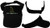 Embroidered Gadsden Tea Party Don't Tread on me Black/Yellow Snake Visor (RUF)