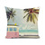 SARNFANS Surf Throw Pillow Cushion Cover,Summer Sky Honeymoon,Decorative Square Accent Pillow Case,Multicolo 22x22 inch