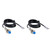Veemoon 2pcs Proximity Sensor Inductive Proximity Ex M12 Induction