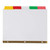 Staples 477148 Big Tab Write-On Blank Paper Dividers 5-Tab Multicolor 4 Sets/PK