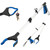 Reacher Grabber Tool, 36" Foldable Grabber Reacher, Rotating Jaw - Mobility Aid Reaching Assist Tool, Trash Picker Upper Grabber, Long Arm Extender for Elderly (Blue)