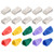 PATIKIL RJ45 Cat6 Shielded Connectors RJ45 Ends Shield Modular Plugs Pass Through 8P8C Connector with Boots Cover for Network Cable, Pack of 50