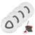 Mop Head Replacement Compatible with OCedar Mop EasyWring Spin Mop Refill (4 Mop Replace Head)