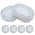 Bed Bug Interceptors | Bed Bug Interceptor Traps | Insect Trap, Monitor, and Detector for Bed Legs (White - 4 pcs)