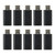 10 Pack USB Adapter Connectivity Micro USB 3.1 Type C Female to Micro USB Male - Black