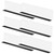 Outanaya 6pcs Shelf Divider Acrylic Drawer Dividers Closet Shelf Commodity Shelf Separator Cabinets Dividers Supermarket Shelf Plastic Shelf Separators Magnetic Stripe Wardrobe Groceries