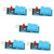Gatuida Transducer 5pcs Polymer Power Supply Temperature Measurement Sensor for Temperature Module Number Digital Output Sensor Module Electronic Module for Temperature Sensor