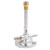Bunsen Burner Gas Bunsen Burner Lab Heating Equipment Gas Light for Laboratory with Specially Designed Structure