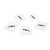 hand2mind Clear Transparent Spinners (Pack of 5)