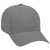OTTO Brushed Cotton Twill 6 Panel Low Profile Baseball Cap - Gray