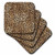 3dRose cst_162251_2 Brown, Tan and Black Cheetah Print-Soft Coasters, Set of 8