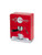 Abbott Collection 25-Cafe/RECT Red Rectangle Coffee tin 8 inches Tall
