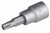 OTC 5926 Torx TT40 3/8' Square Drive Socket with Tamper-Resistant Bit