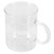 450ml Glass Measuring Cup with Handle, Glass Liquid Measuring Cups, Beaker Mug Borosilicate Glass Cup with Handle and Measuring Scale for Coffee Tea