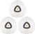 3 Pack Mop Replacement Head Compatible with Ocedar Mop Refills EasyWring Spin Mop Refill Mop Head Replacement