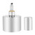 200ml Stainless Steel Alcohol Lamp Burner Laboratory Chemistry Alcohol Burner Dental Lad Lamp with and Wick