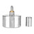 Hilitand 400ml Stainless Steel Alcohol Lamp Thickened Laboratory Chemistry Alcohol Burner Dental Lad Lamp with Screw and Wick