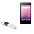 BoxWave Cable Compatible with Figo Ultra Plus - Micro USB Keychain Charger, Key Ring Micro USB Cable - Jet Black