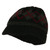 Kid's Knit Peruvian Visored Beanie - Black OSFM