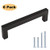 Kitchen Cabinet Handles Black Cupboard Handles 4in Hole Center Cabinet Pulls 6 Pack - goldenwarm PHJ12BK Kitchen Drawer Handles Black Cabinet Pulls