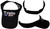 Trade Winds Trump 2020 (3 Stars) Black Embroidered White Letters Adjustable Visor Cap Hat