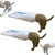 Pooping Dog Butt Toothpaste Topper,Pooping Toothpaste Cap,Funny Creative Toothpaste Topper,Dog Pooping Toothpaste Cap,Toothpaste Squeezer,Toothpaste Dispenser,Toothpaste Topper ( Color : 2pcs-Brown ,