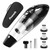 Powools Handheld Vacuum Cordless Rechargeable with 4 Filters- Cordless Car Vacuum Cleaner High Power with Fast Cahrge Tech, Portable Hand Vacuum with Large-Capacity Battery, Black and Silver