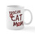 CafePress Rescue Cat Mom Mug 11 oz (325 ml) Ceramic Coffee Mug