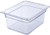Carlisle 10222B07 StorPlus Half Size Food Pan, Polycarbonate, 6" Deep, Clear