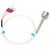 Temperature Sensor, PT100 Magnetic Temperature Sensor High Measuring Accuracy Waterproof Adsorption Thermistor, Industrial Temperature Sensors (5m)