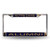 Rico Industries NCAA Notre Dame Fighting Irish Laser Cut Inlaid Standard License Plate Frame, Chrome, 6" x 12.25"