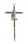 First Holy Communion Silver Tone Wall Cross with Fine Pewter Boy Casting, 8 Inch