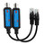 IP Network Receiver, 1 Pair 10/100MBPS 1CH Passive IP Network Coaxial Transmitter Receiver Extender for IP NVR Camera