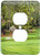 3dRose lsp_53828_6  Amen Corner in Augusta Georgia Golfers on Bridge 2 Plug Outlet Cover