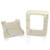 C2G/Cables to Go 16042 Wiremold Uniduct Double Gang Extra Deep Junction Box, Ivory