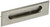 Sliding Door Cabinet Drawer Handle Rectangular Recessed Flush Pull Silver Tone