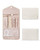 BAGSMART Travel Jewelry Organizer Roll Foldable Jewelry Case for Journey-Rings, Necklaces, Bracelets, Earrings,Beige