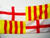 AZ FLAG City of Barcelona Flag 3' x 5' for a Pole - Catalonia - Barcelonan Flags 90 x 150 cm - Banner 3x5 ft with Hole