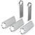 ABLAZE 8GB USB Flash Drive 5 Pack, Metal Flash Drive USB 2.0 Thumb Drives with Lanyards USB Stick 8GB USB Drive Pendrive