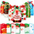 56Pcs Christmas Candy Bags Christmas Drawstring Candy Bags Christmas Treat Bags Cookie Bags for Christmas Party Favor Gift Wrapping Supplies