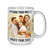 Personalized Coffee Mug Customized Photo Mug Custom Photo Coffee Mug Taza Personalizada with Photo Logo Text Customized Gift for Christmas Birthday Anniversary Mother Friend Office 15oz White