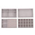 Cabilock Ring Necklace Holder Jewelry Trays Organizer 4pcs Jewelry Box Jewelry Holder Decorative Necklace Box Desktop Ring Holder Jewelry Storage Organizer Box Drawer Jewelry Organizer
