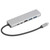 6 in 1 Docking Station Adapter, Docking Station Adapter, Type C to High Definition Multimedia Interface 87WPD RJ45 USB3.1 4K Docking Station Adapter