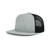 The Hat Pros | Richardson 511 Wool Blend Flatbill Trucker Snapback Adjustable Cap (Heather Grey/Black)