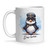 Personalized Name Penguin Coffee Mug, Customized Cute Penguin Police Officer Mug, Penguin Lover's Gift For Kids, Custom Penguin Police Ceramic Mug 11oz 15oz, Ideal Gift For Penguin Lovers