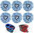 RinseClean Spin Mop Replacement Head: 6 Pack Spin Mop Refills Compatible with EasyWring RinseClean Dual System - Microfiber Spin Mops for Floor Cleaning