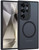 Oterkin for Samsung Galaxy S24 Ultra Case[Wireless Charging not Supported],S24 Ultra Case with Translucent Matte Back,15FT Military Grade S24 Ultra Phone Case for S24 Ultra (Black)