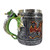 Medieval Roaring Dragon Beer Mug, Merchandise Beer Steins Viking Tankard Mug Stainless Coffee Cup Gift Mug for Dragon Collector, Novelty Gothic Party Decoration (Dragon Mug)