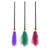 3pcs Witch Broom Halloween Decor Props Halloween Party Decorations Witch Clothes Kids Broom Witch Cosplay Accessories Halloween Ornament Halloween Witch Besom Halloween Small Broom